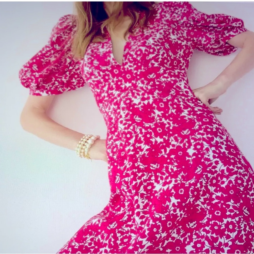 JCREW puff sleeve dress NWT